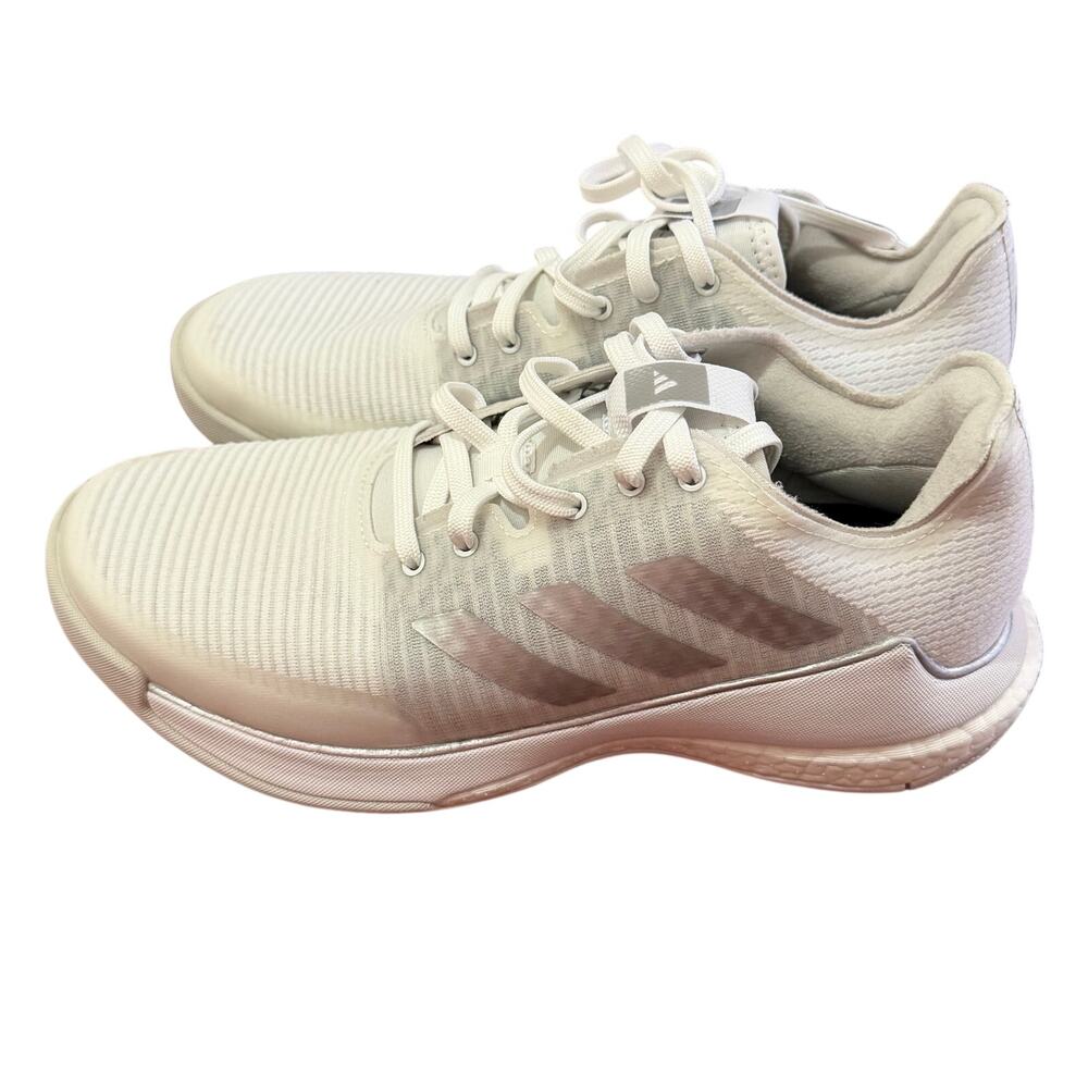 EUC Adidas Crazyflight performance indoor court shoes womens sz 8 Cloud white - Picture 2 of 9